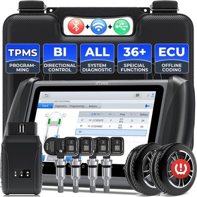 XTOOL IP819TP TPMS Key Programmer Bidirectional Diagnostic Tool w/4*Sensors Set