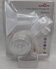 Spectra Wide Breast Shield Set 24mm Medium for Breast Milk Pumps BPA FREE