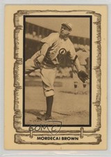 1982 Cramer Baseball Legends Series 3 Mordecai Brown #71 HOF 0kb5
