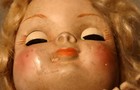 Cowgirl Doll, 16" — Original Red Fringe Outfit, Sleep Eyes, Circa 1930s-1940s — photo 3