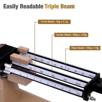 Yescom AMW-TB-2610 Mechanical Triple Beam Balance for sale online