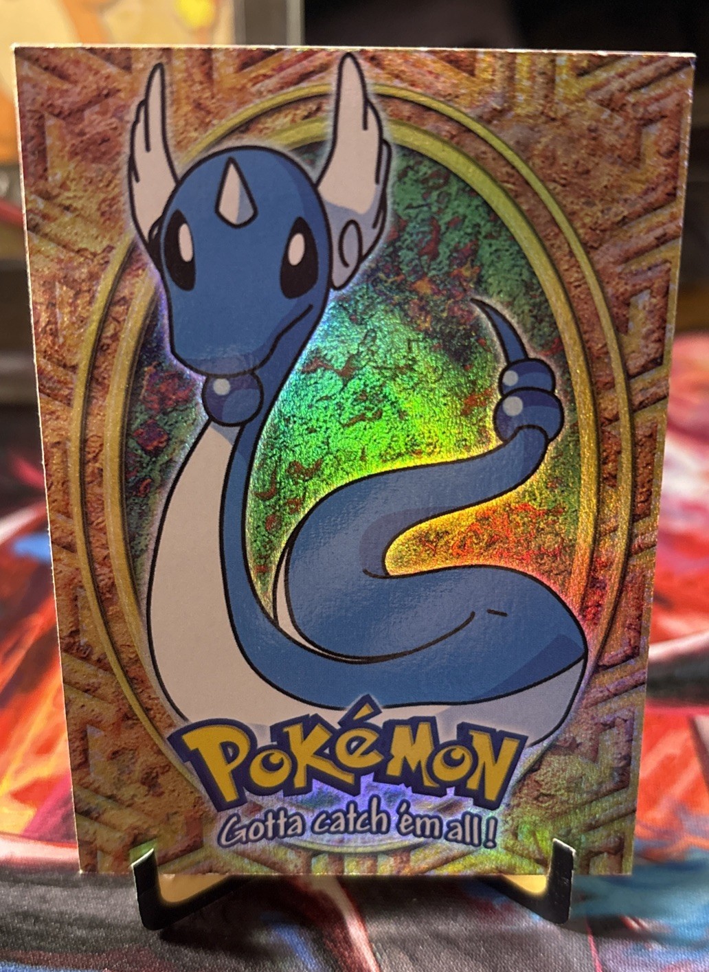 Dragonair #E11 Topps Blue Logo Holo Pokemon Card LP+