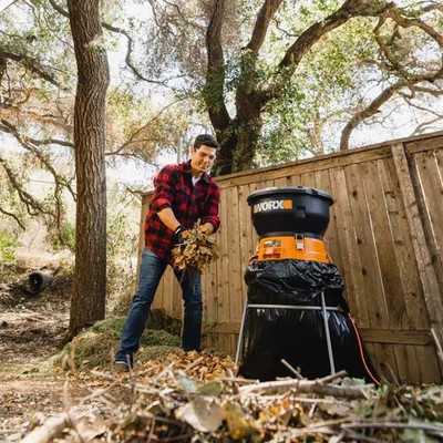 WORX - 13 Amp Electric Leaf Mulcher - 53 Gallons of Leafs Per Min
