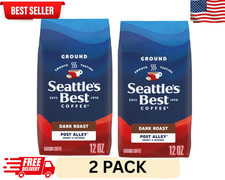 Seattle s Best Coffee, Post Alley, Dark Roast, Ground Coffee, 100 12 oz 2 PACK