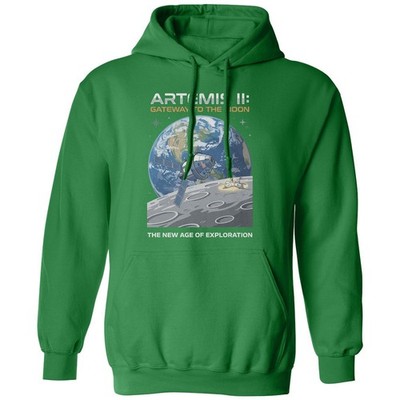 Gateway To The Moon Lunar Exploration Graphic Unisex Hooded Sweatshirt