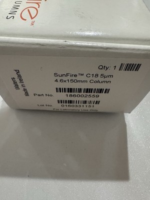 Brand New Waters Sunfire C18 Column 5um, 4.6 x 150mm