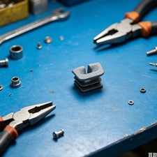 10 Piezas Accesorios Cortador de Cepillo Ojales Línea de Metal Manga Retenedor