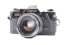 RARE!!!【Mint】CANON AE-1 Black  + CANON FD 50mm f/1.4 Prime Lens From Japan #2108