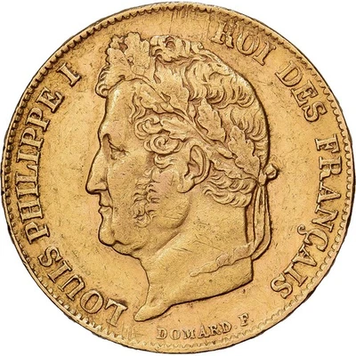 France, Louis-Philippe, 20 Francs, 1840, Paris, Or, TTB, Gadoury:1031, KM:750.1 - Photo 1/2
