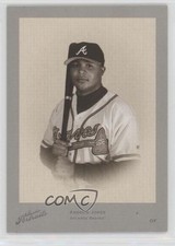 2005 Donruss Studio White Black & 10/20 Andruw Jones #SP-25 7ov
