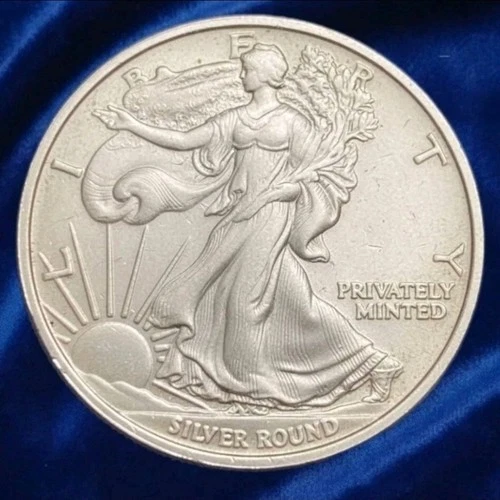1/10 oz .999 Fine Silver Round - Walking Liberty Design Fractional Bullion