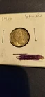 Vintage 1916 Barber Dime Circulated