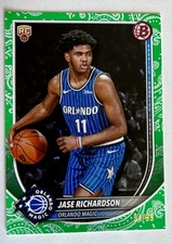 2025-26 Bowman Green Pattern Jase Richardson 54 /99