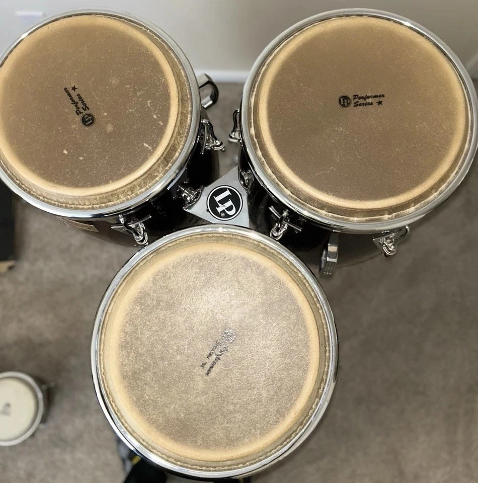 Hermoso LP Percusión Latina 3 Piezas Conga Set Performer Series + Soporte LP291 Foto 4 de 4