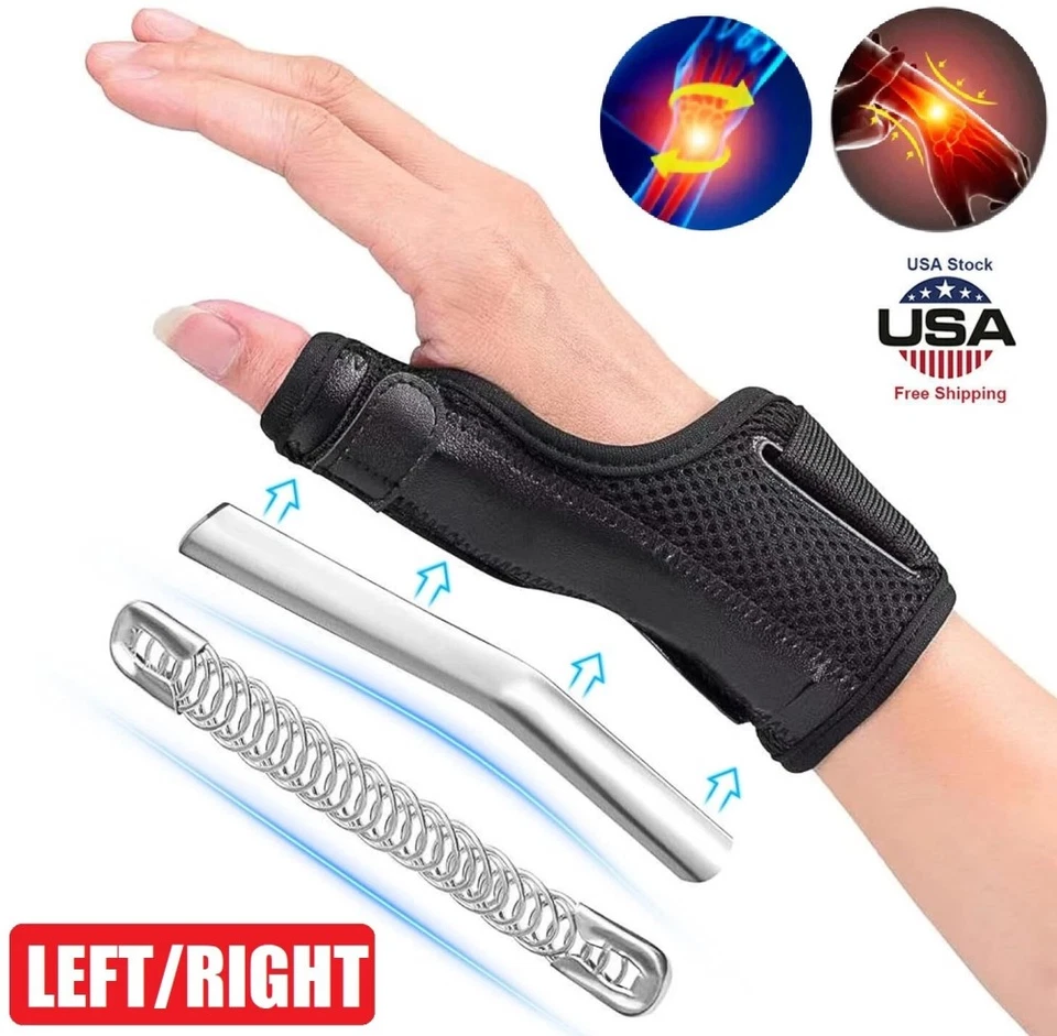 Soporte deportivo para muñeca pulgar túnel carpiano esguince férula artritis izquierda derecha Foto 4 de 4