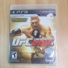 UFC Undisputed 2010 (Sony PlayStation 3, 2010) Complete w/ Manual - Tested