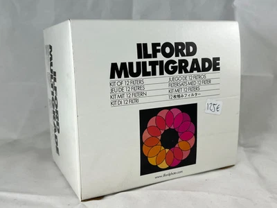 Ilford Multigrade below lens filter kit - half grade increments from 00 to 5 - Imagen 1 de 2