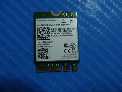 Dell Latitude 7490 14'' Genuine Laptop Wireless Wifi Card 8265NGW 8F3Y8