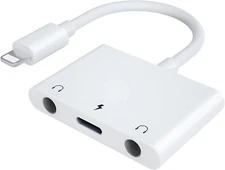 iPhone Microphone Adapter for Live-Streaming Lightning to Microphone & 3.5mm