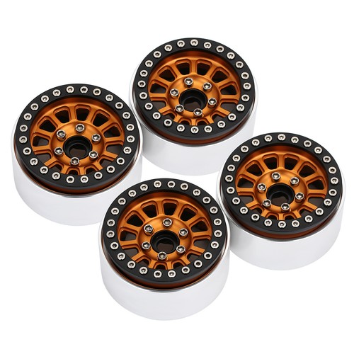 INJORA 1.9" Beadlock Wheel Rims for 1/10 RC Car TRX4 SCX10 90046 AXI03007,YQW37 - Picture 16 of 31