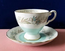 Royal Tuscan/Wedgwood Bone China Tea Cup and Saucer - Fresco Pattern
