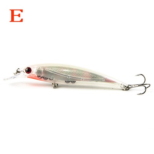 10 pezzi nuovi ami esca minnow esche da pesca manovella basso crankbaits attacco affondamento - Foto 7 di 13