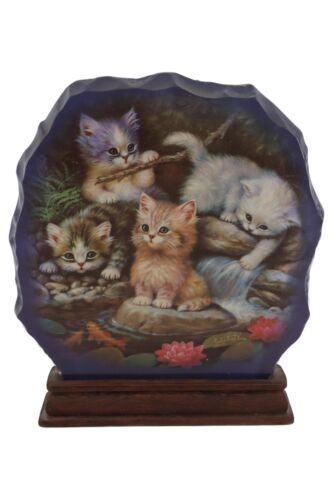 THE BRADFORD EXCHANGE figura decorativa gatos cristal figura de coleccionista - Imagen 1 de 1