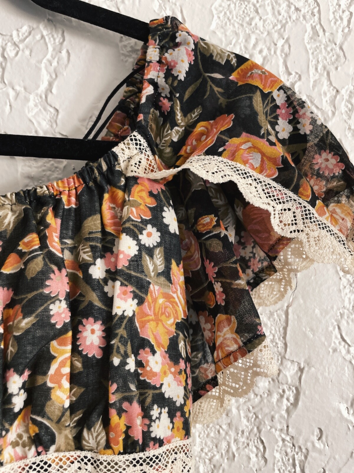 1970 GUNNE SAX® Jessica McClintock Prairie Cottagecore Floral Lace Vintage Dress eBay