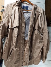 Cavalina Originals Brown Hooded Lightweight Windbreaker Jacket Size 3x