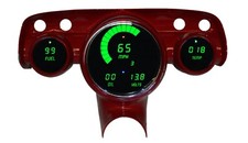 1957 Bel Air Digital Dash Panel Cluster Gauges Green Leds 1957 Bel Air Digital Dash Panel Cluster Gauges Green Leds