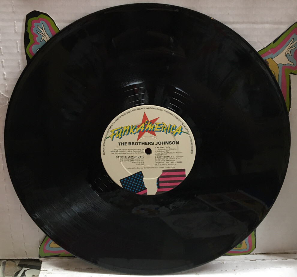 The Brothers Johnson Mista Cool/Brother Man 12” UK Import Record