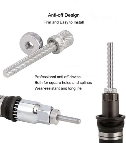 Velobici Bottom Bracket Removal Tool 20 Tooth Steel Square Hole/Spline with Remo - Picture 3 of 4