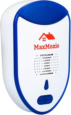 MaxMoxie Ultrasonic Pest Repeller Humane Mice Control Newest Electronic Insect