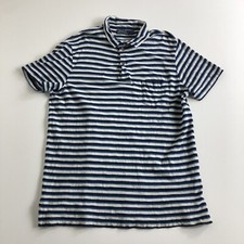 Polo Ralph Lauren polo shirt mens size Large short sleeve Blue striped golf