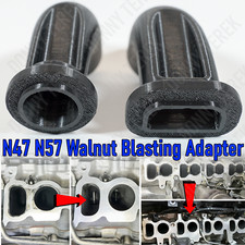N47 N57 Engine Intake Cleaner For BMW Round Carbon Walnut Blasting Adapter Set