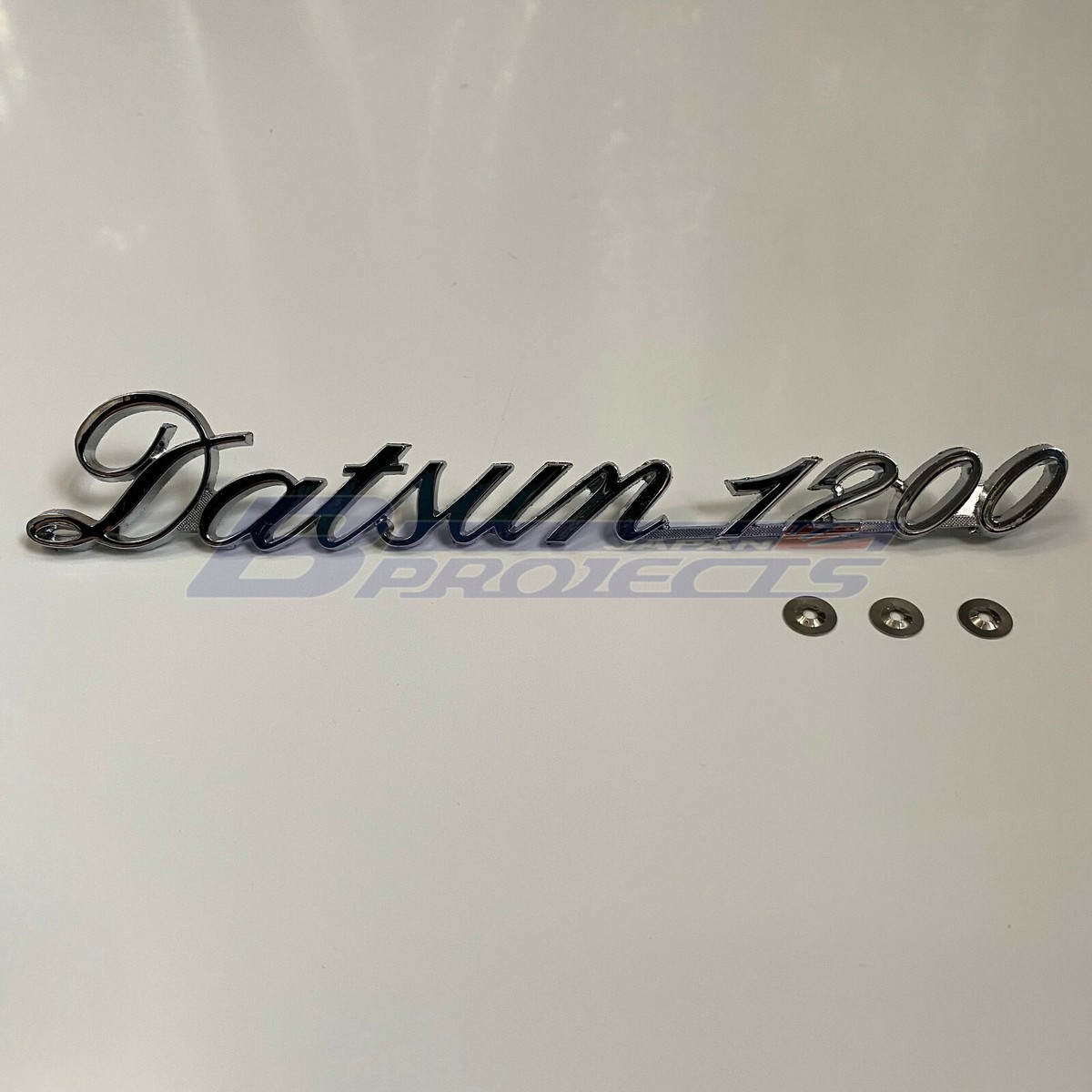 DATSUN 1200 Trunk Lid Emblem Boot Badge Metal (Fits NISSAN B110 DATSUN 1200 Trunk Lid Emblem Boot Badge Metal (Fits NISSAN B110