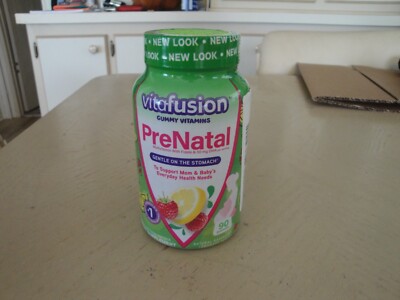 Vitafusion PreNatal Gummies Raspberry Lemonade 90 ct #A4