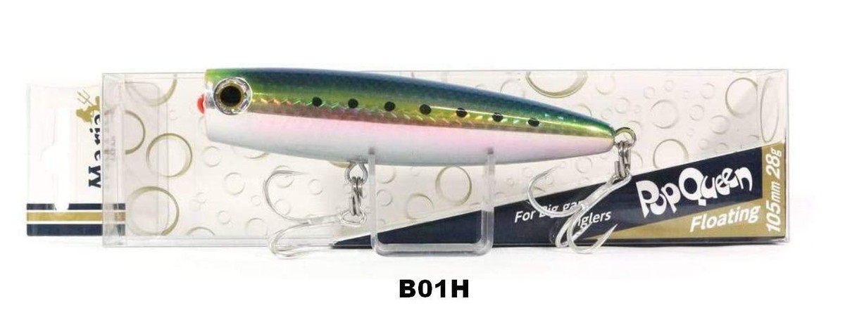 Leurre Yamashita Maria Pop Queen 105 Mm B01H – Popper Flottant Pour La Pêche