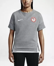 NWT Women's Nike Sportswear Tech Fleece TEAM USA Crew Sz XL (807000 063)