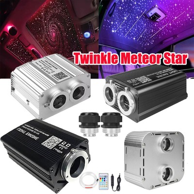 RGBW Twinkle Meteor Fiber Optic Light Kit DIY Headliner Star Roof Ceiling Lights