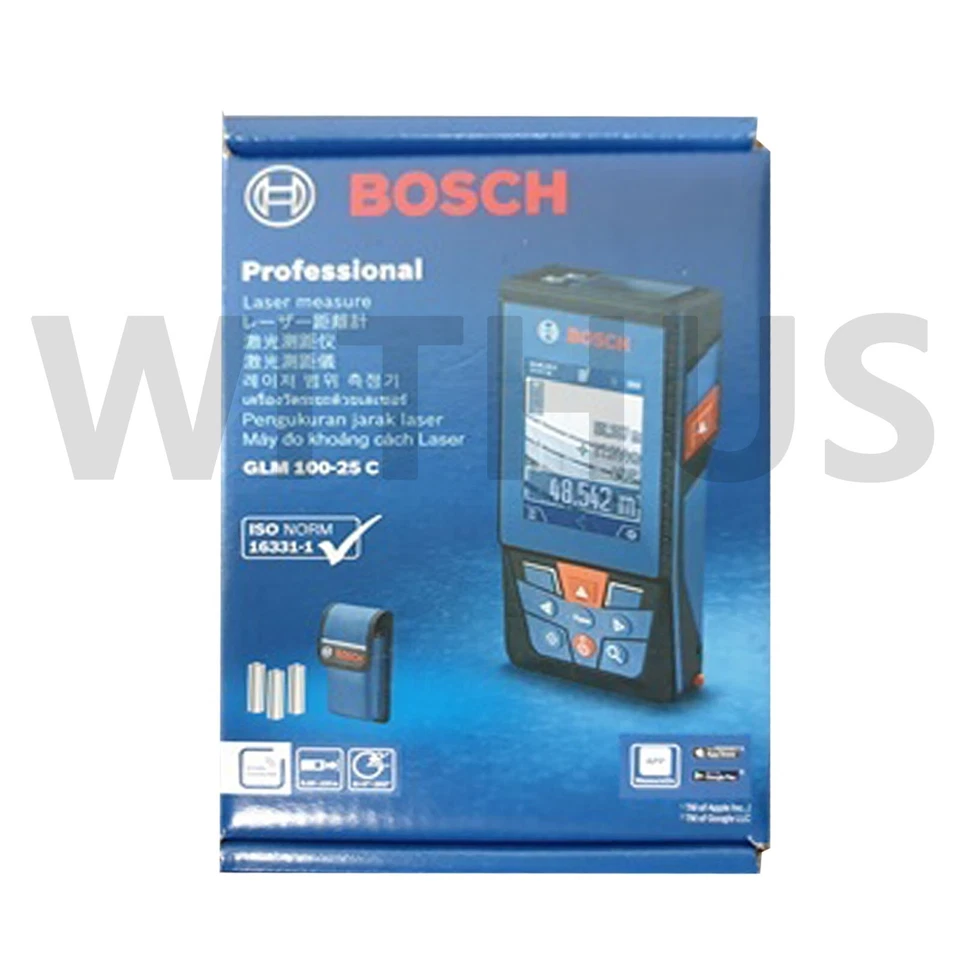Bosch GLM 100-25 C Laser Distance Measure Blutooth 100M (GLM100 Follow-up) - Image 2 of 4