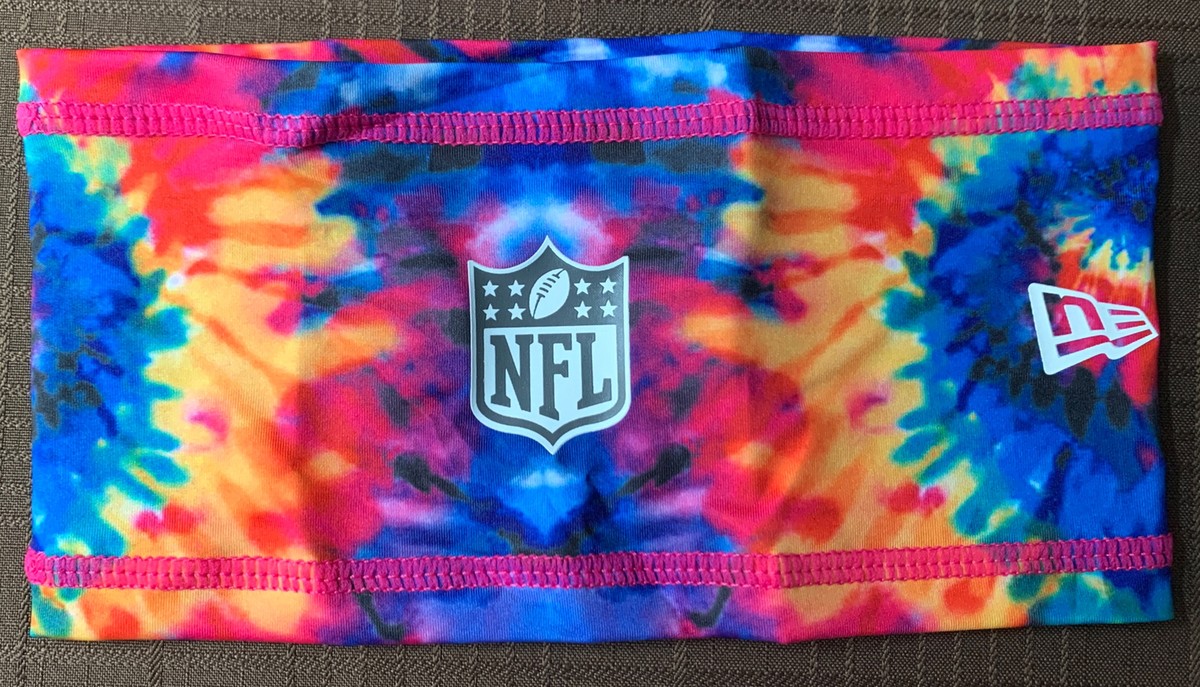 New Era NFL Crucial Catch Headband Multi-Color Tie Dye One Size