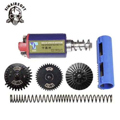 SHS High Speed CNC Tune Up Kit Motor 13:1 Gear Set 14 Tooth Steel Piston Spring - Picture 8 of 19