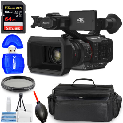 Panasonic HC-X20 4K Mobile Camcorder with Rich Connectivity - 7PC