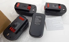 4 HPB18 Replacement Battery For Black and Decker 18 Volt Battery 244760-00 3.6ah