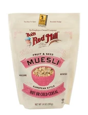 Bob's Red Mill Fruit & Seed Muesli, 14oz (Pack of 4) - Non GMO, Whole Grain