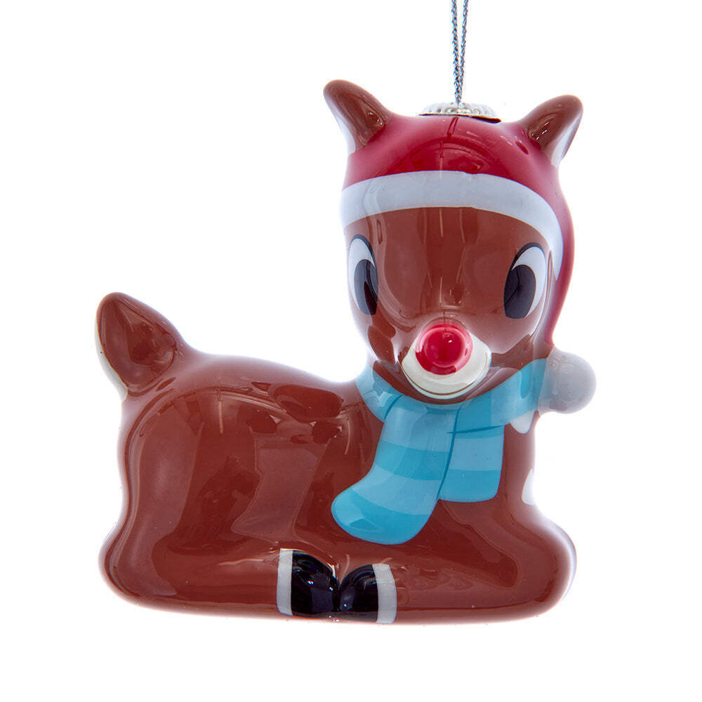 Rudolph Decoupage Ornament 3
