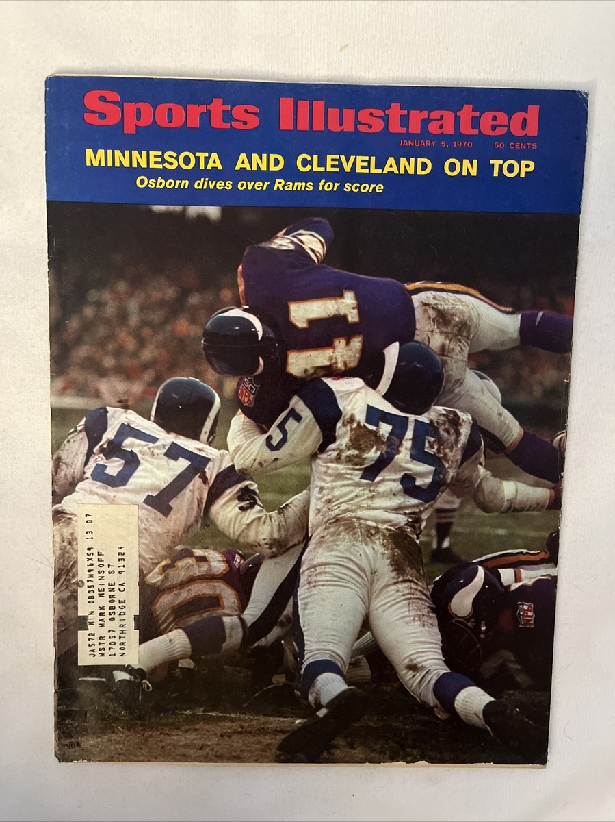 1970 January 5 Sports Illustrated Magazine Minnesota And 1970 January 5 Sports Illustrated Magazine Minnesota And
