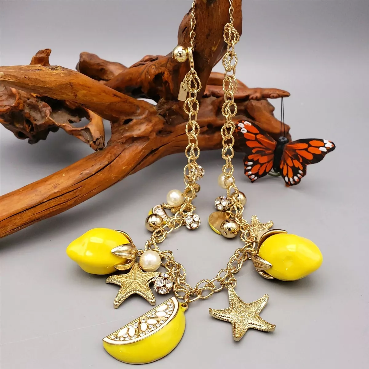 Kate spade lemon sale necklace