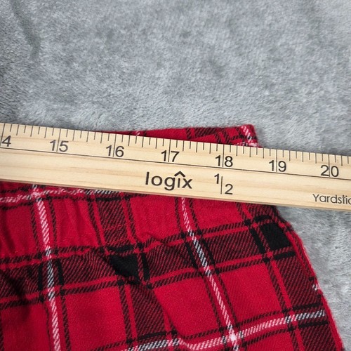 Kansas City Chiefs Pajama Lounge Pants Womens XL Black Plaid NFL Apparel - Picture 7 of 9